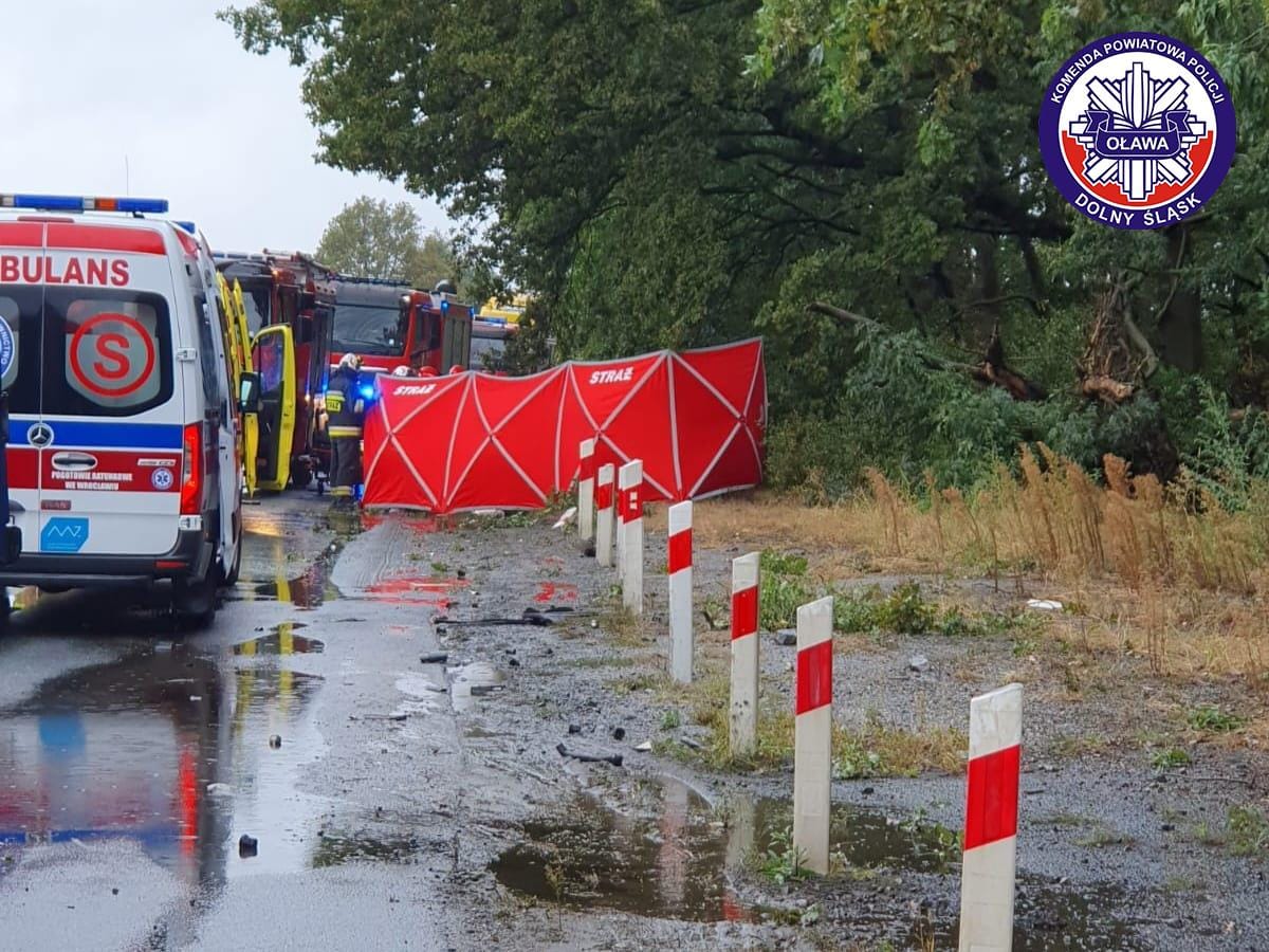 Jelcz-Laskowice: Tragiczny wypadek na drodze Stary Otok – Jelcz-Laskowice